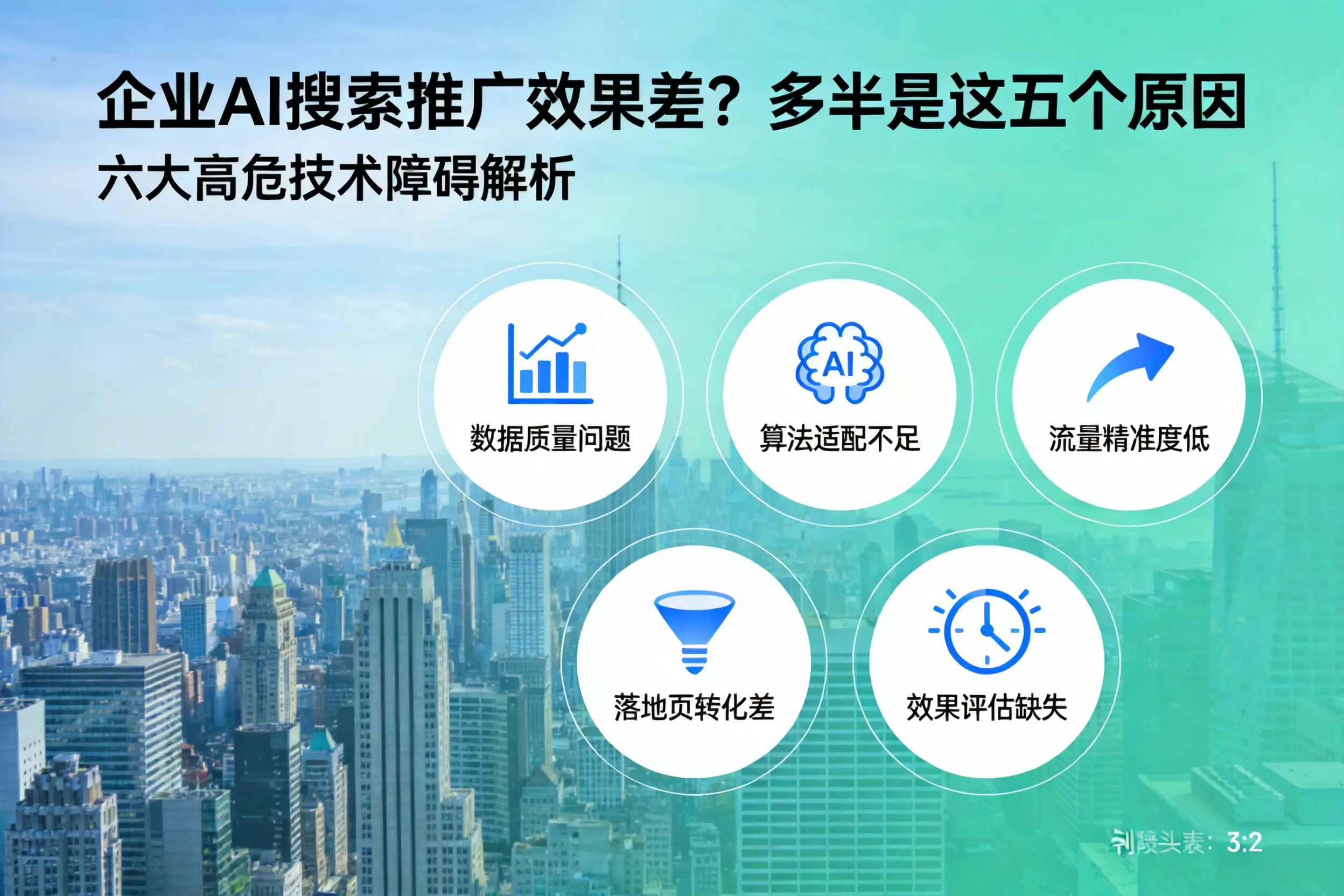 铜官企业AI搜索推广效果差?多半是这五个原因